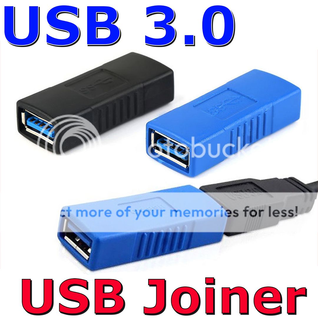 USB 3.0 Coupler Female to Female Adapter USB Type A Gender Changer